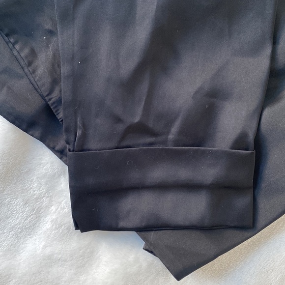 Black Satin Shirt - Picture 3 of 3